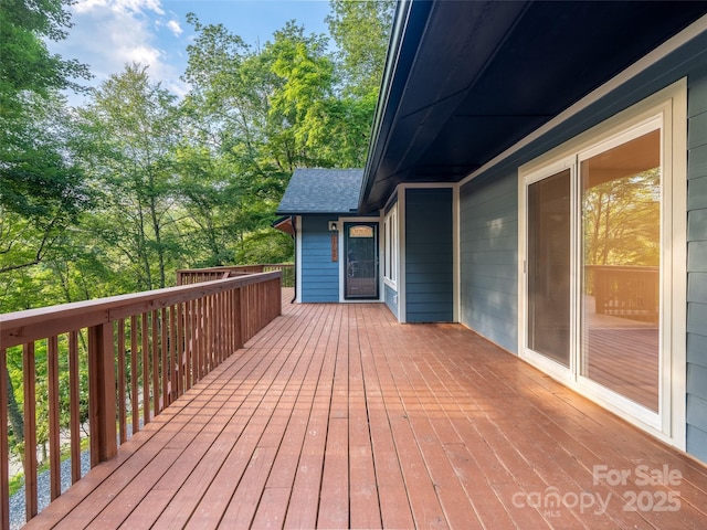1065 Oak Ridge Ln, Mars Hill, NC 28754 - view of wooden terrace