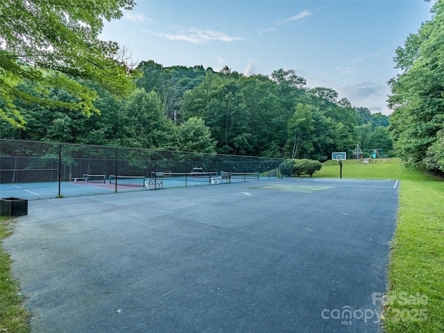 1065 Oak Ridge Ln, Mars Hill, NC 28754 - view of tennis court
