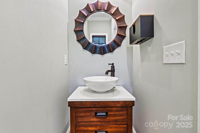 3450 4th Street Blvd NW, Hickory, NC 28601 - bathroom featuring vanity and baseboards