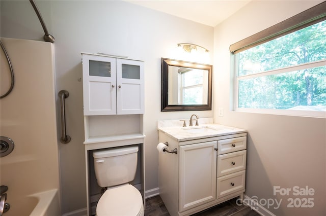 418 Stokes Ave, Clover, SC 29710 - bathroom with vanity and washtub / shower combination