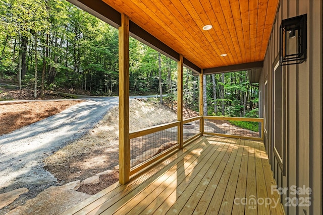 939 Rocky Mountain Rd, Lake Toxaway, NC 28747 - view of wooden deck