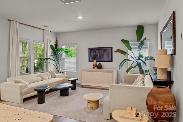 9021 Myrna Dr, Gastonia, NC 28056 - living room featuring wood finished floors and recessed lighting