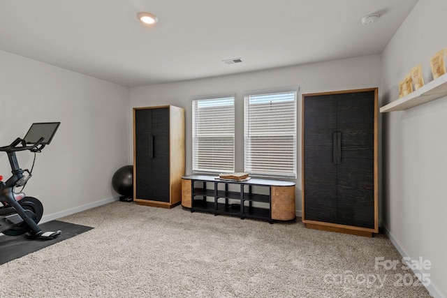 9021 Myrna Dr, Gastonia, NC 28056 - workout area featuring carpet