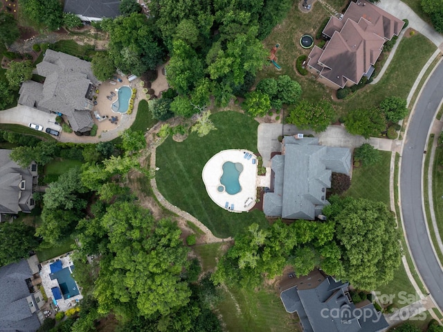 1505 Hawkstone Dr, Waxhaw, NC 28173 - aerial view of property and surrounding area with a pool area