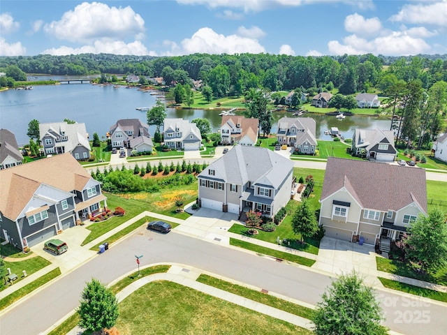 208 Canoe Pole Ln, Mooresville, NC 28117 - aerial view of residential area with a large body of water