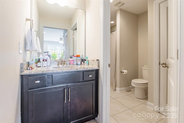 208 Canoe Pole Ln, Mooresville, NC 28117 - full bathroom with vanity and tile patterned flooring