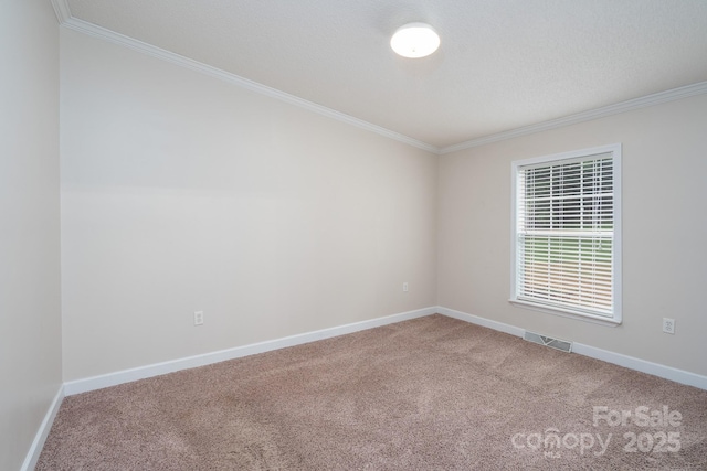 1408 Wildwood Dr, Kannapolis, NC 28081 - spare room with ornamental molding and carpet