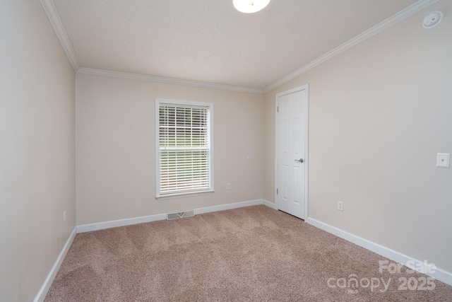 1408 Wildwood Dr, Kannapolis, NC 28081 - carpeted empty room with ornamental molding and a smoke detector