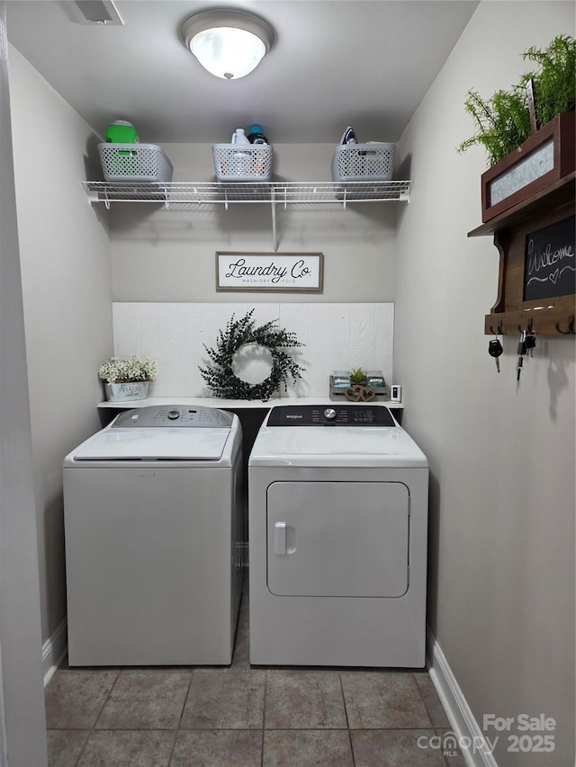 1300 Bethpage Rd, Kannapolis, NC 28081 - laundry area with independent washer and dryer and baseboards