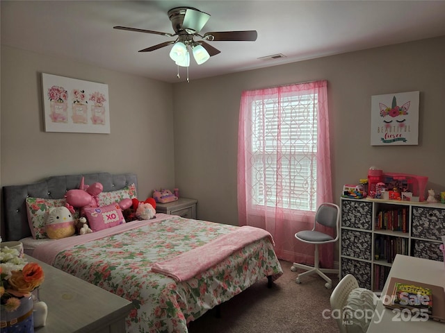 1300 Bethpage Rd, Kannapolis, NC 28081 - carpeted bedroom featuring ceiling fan