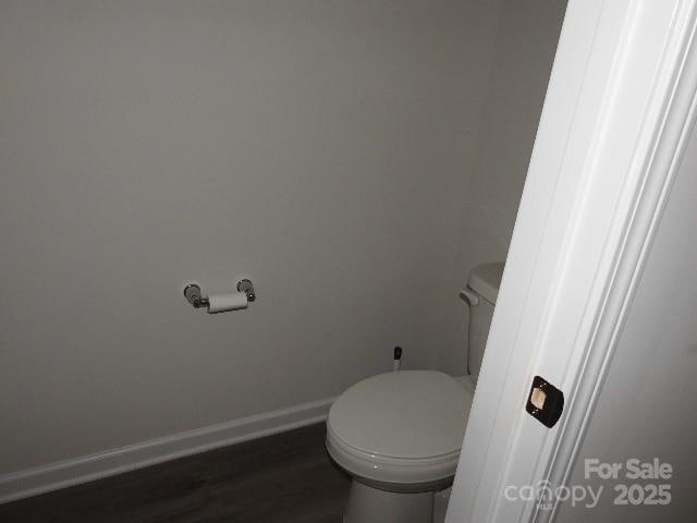 103 Spring Dr, Salisbury, NC 28144 - bathroom with toilet and wood finished floors