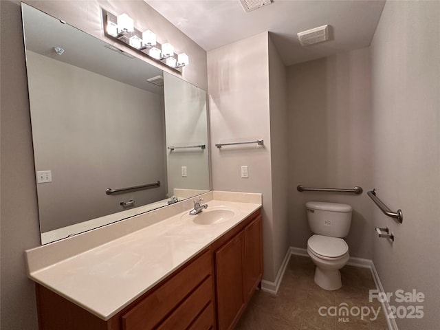 5236 Hilltop Rd, Jamestown, NC 27282 - bathroom with vanity and tile patterned flooring