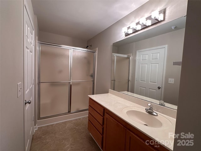 5236 Hilltop Rd, Jamestown, NC 27282 - bathroom featuring vanity and a stall shower