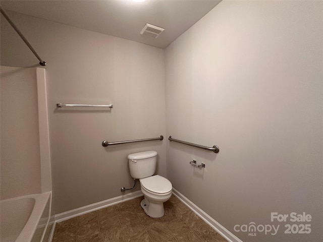 5236 Hilltop Rd, Jamestown, NC 27282 - full bathroom featuring toilet and shower / bathtub combination