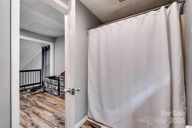 155 Notta Rd, Franklin, NC 28734 - bathroom featuring wood finished floors