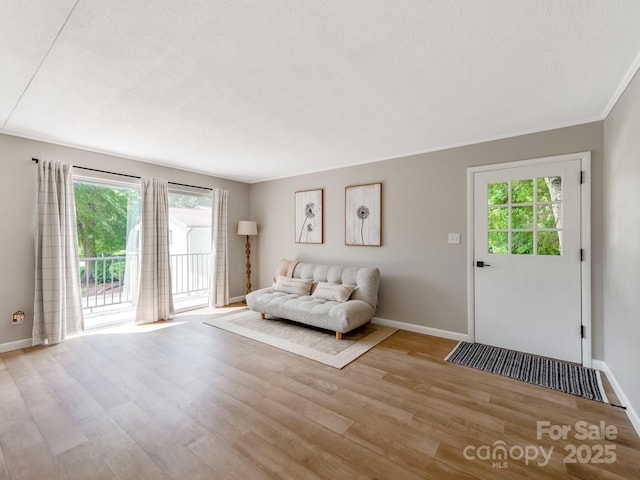 607 W School St, Maiden, NC 28650 - living area featuring plenty of natural light and light wood-type flooring