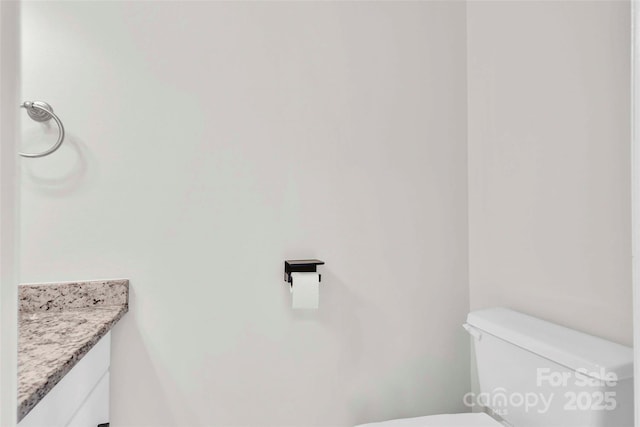 15804 Fairfield Dr, Matthews, NC 28104 - bathroom with toilet and vanity