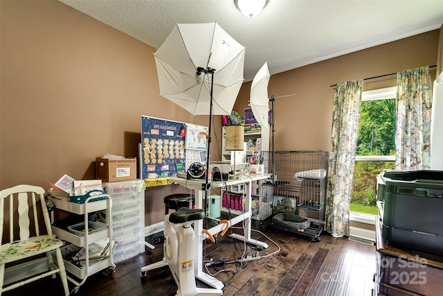 266 Egret Ln, Sylva, NC 28779 - office area with wood-type flooring