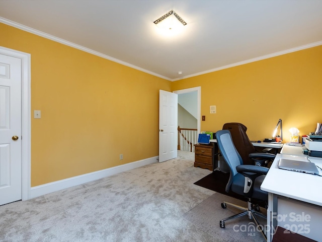9413 Tillot Dr, Matthews, NC 28105 - carpeted office space with ornamental molding and baseboards