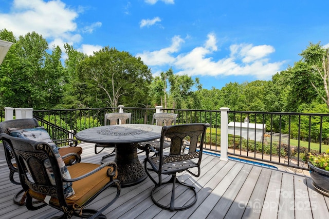 340 Harrison Rd, Roebuck, SC 29376 - view of wooden deck