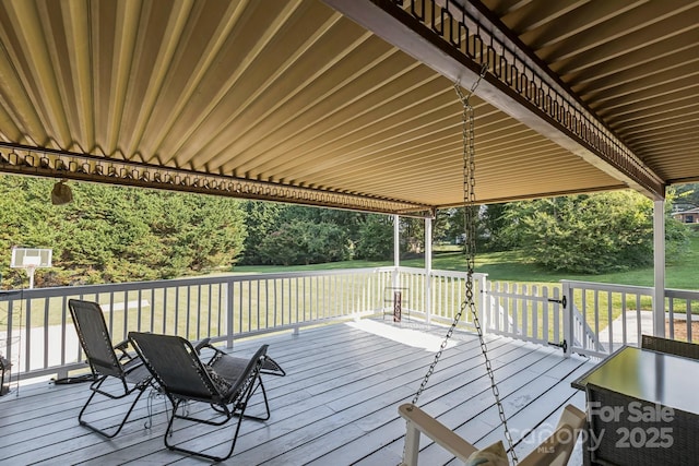 121 Kee Rd, Belmont, NC 28012 - deck with a lawn