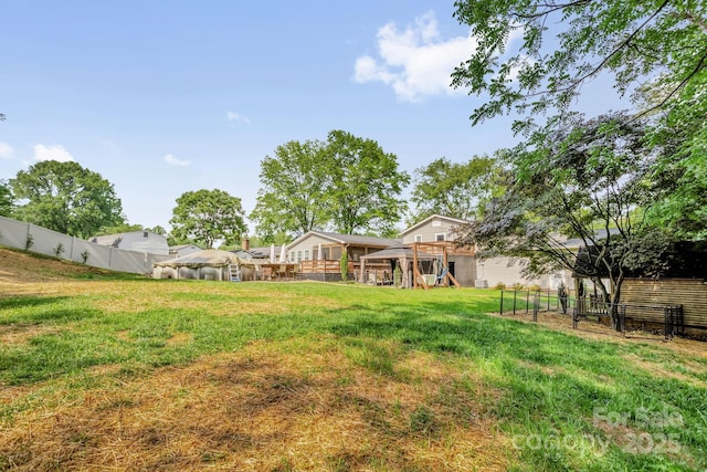 213 Turkey Hill Dr, King, NC 27021 - view of yard