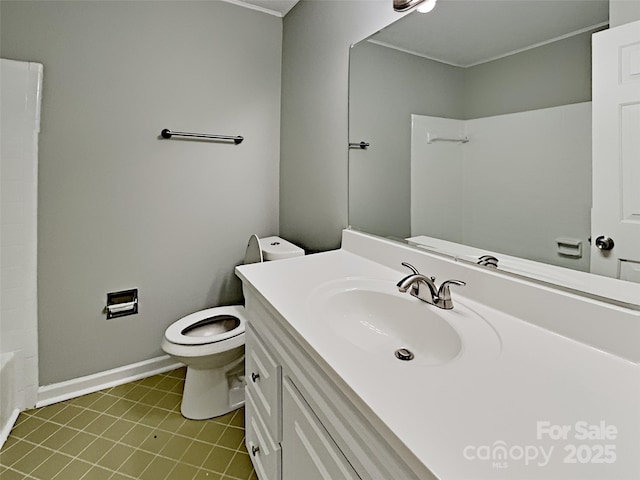 7420 Castlebar Rd, Charlotte, NC 28270 - bathroom featuring vanity and tile patterned floors