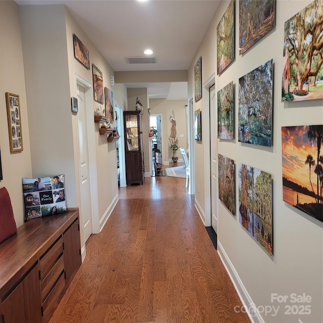 835C Wynnshire Dr Unit 45, Hickory, NC 28601 - hall featuring recessed lighting and dark wood finished floors