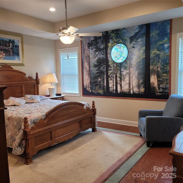 835C Wynnshire Dr Unit 45, Hickory, NC 28601 - bedroom with recessed lighting and a ceiling fan