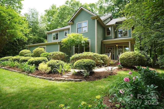 25 Madelyn Ln, Fairview, NC 28730 - view of front of home with a front yard