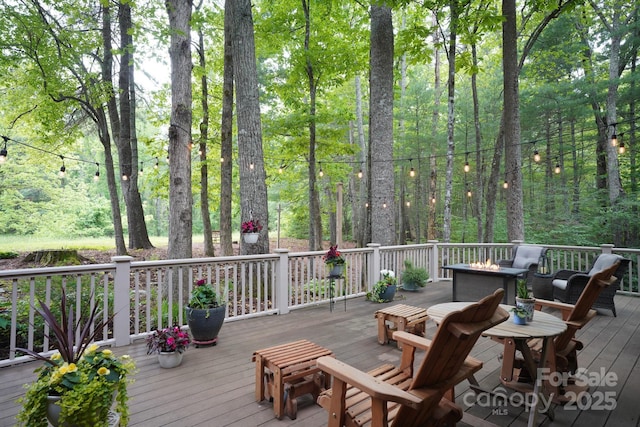 25 Madelyn Ln, Fairview, NC 28730 - deck with a view of trees