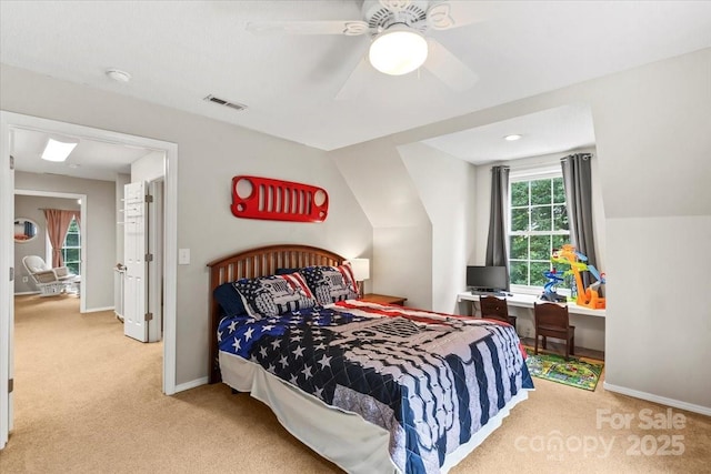 1764 Tomlinson Loop, Connelly Springs, NC 28612 - bedroom with carpet floors and a ceiling fan