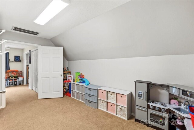 1764 Tomlinson Loop, Connelly Springs, NC 28612 - recreation room with carpet and lofted ceiling