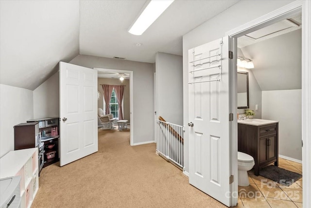 1764 Tomlinson Loop, Connelly Springs, NC 28612 - bonus room featuring lofted ceiling and light carpet