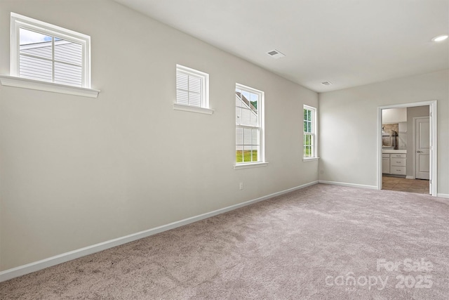 5846 Oak Branch Cir, Maiden, NC 28650 - unfurnished bedroom featuring carpet flooring and connected bathroom