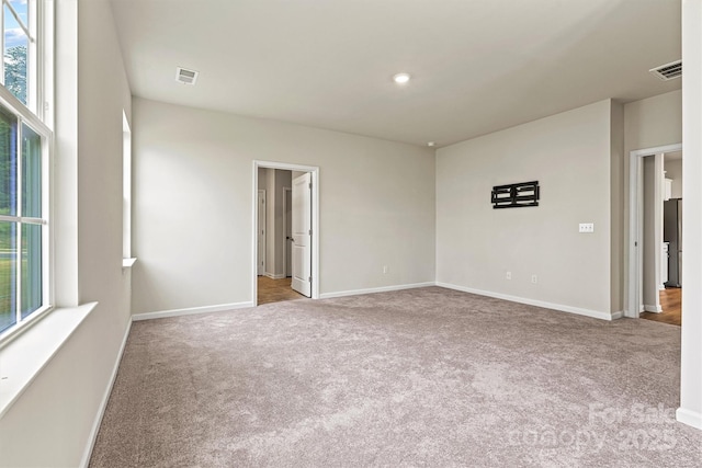 5846 Oak Branch Cir, Maiden, NC 28650 - empty room with carpet floors and recessed lighting