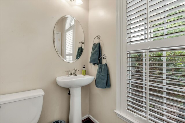 1993 W Foxwood Ct, Indian Land, SC 29707 - half bathroom with toilet and a sink
