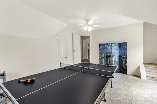1993 W Foxwood Ct, Indian Land, SC 29707 - playroom featuring ceiling fan and light colored carpet
