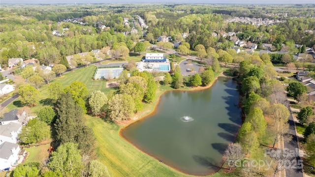 1993 W Foxwood Ct, Indian Land, SC 29707 - aerial view of a nearby body of water and a heavily wooded area