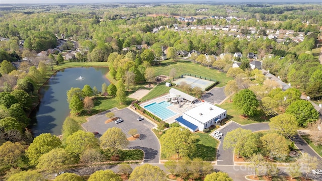 1993 W Foxwood Ct, Indian Land, SC 29707 - bird's eye view of a nearby body of water and a pool