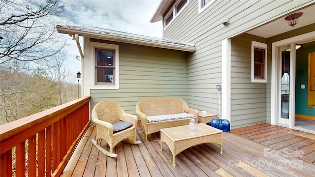 425 Sawmill Creek Rd, Bryson City, NC 28713 - view of wooden deck