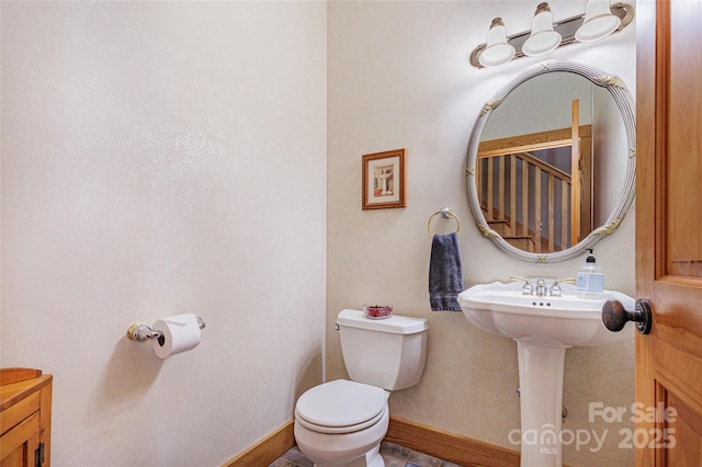 425 Sawmill Creek Rd, Bryson City, NC 28713 - bathroom with toilet and baseboards