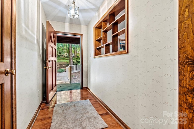 1408 Kensington Cir, Newton, NC 28658 - entryway with wood finished floors