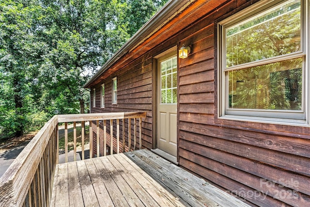 1408 Kensington Cir, Newton, NC 28658 - view of wooden deck