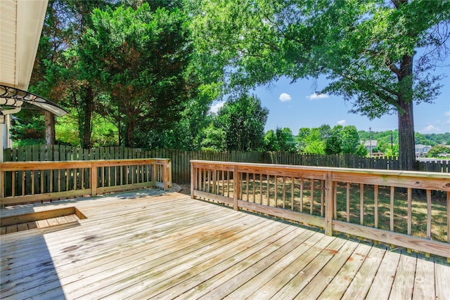 14924 Jerpoint Abby Dr, Charlotte, NC 28273 - wooden terrace featuring a fenced backyard