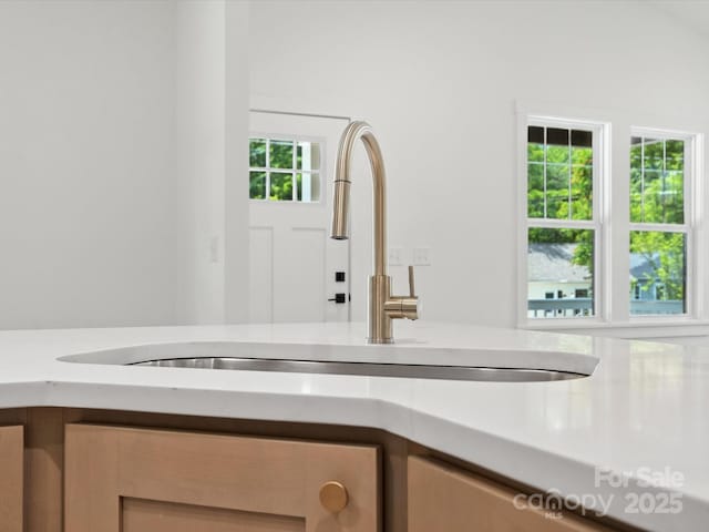 4113 Rutgers Ave, Charlotte, NC 28206 - kitchen view of light countertops and a sink
