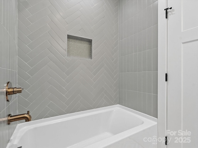 4113 Rutgers Ave, Charlotte, NC 28206 - bathroom featuring bathtub / shower combination