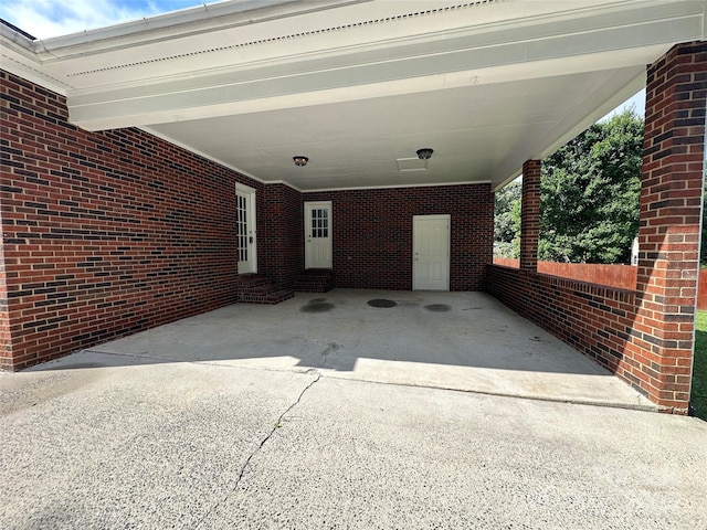 2443 1st Street Pl NW, Hickory, NC 28601 - view of patio with entry steps and a carport