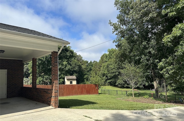 2443 1st Street Pl NW, Hickory, NC 28601 - view of yard featuring a patio