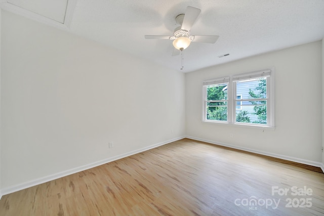 10807 Summitt Tree Ct, Charlotte, NC 28277 - spare room with wood finished floors and ceiling fan